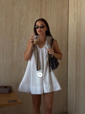 DISSH White Cotton Sleeveless Mini Dress SOLD OUT! BNWT